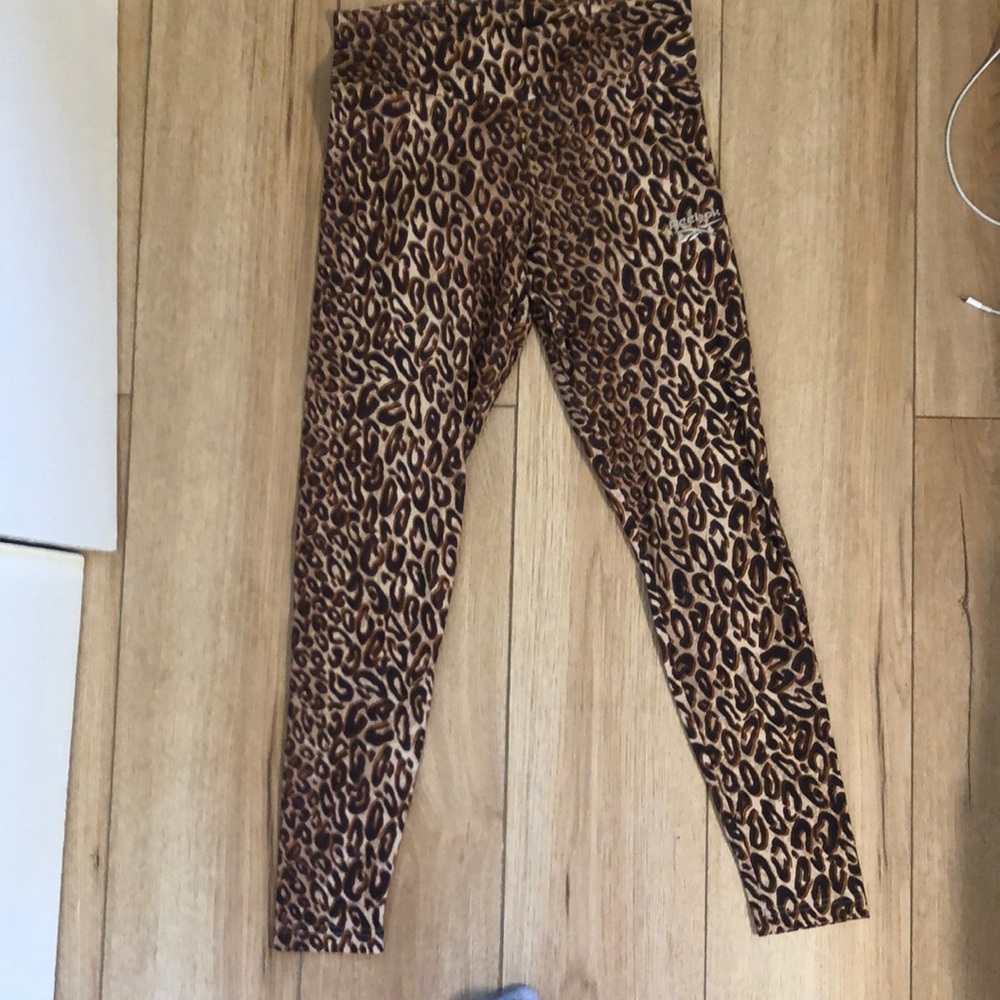 Reebok animal print athletic pants